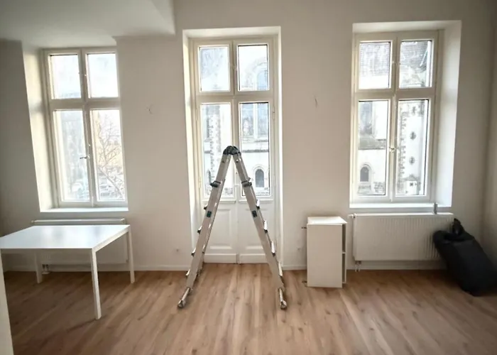 公寓 Modernes Am Lutherplatz 克雷费尔德